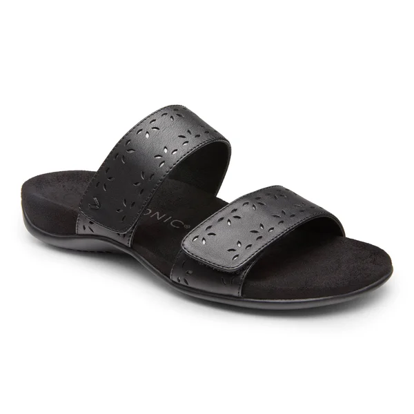 Vionic Women's Randi Slide Sandal - Black M, 11