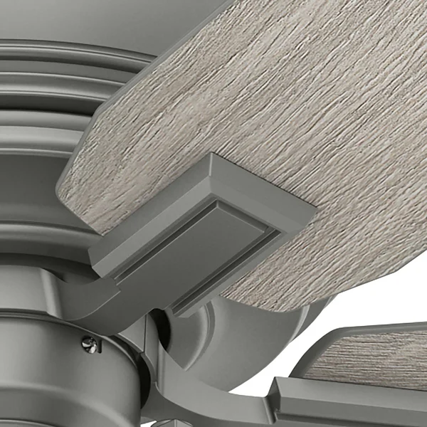 Hunter Grantham 60x22 Ceiling Fan w/LED Light - Matte Silver - 50945