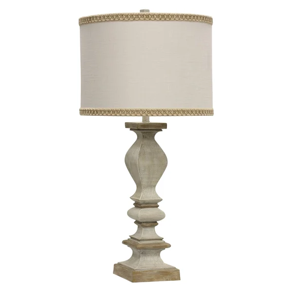 Stylecraft Hardback Fabric Shade Table Lamp - Cream