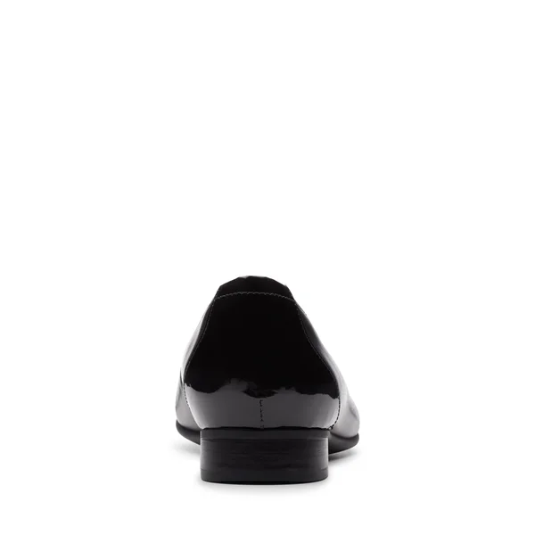 Women's Clarks Un Blush Cap Ballet Flat - Size: 10 Wide, Black