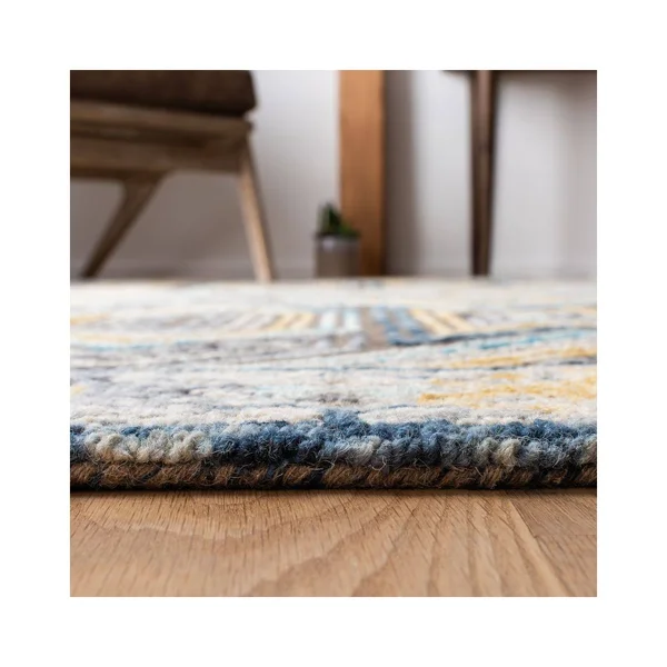 Safavieh Trace Rug Collection TRC518F - Grey - Beige - 4& x 6&
