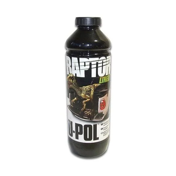 U-POL 0820 Raptor Black Truck Bed Liner & Texture Coating, 4 Liters Upol 820_4L