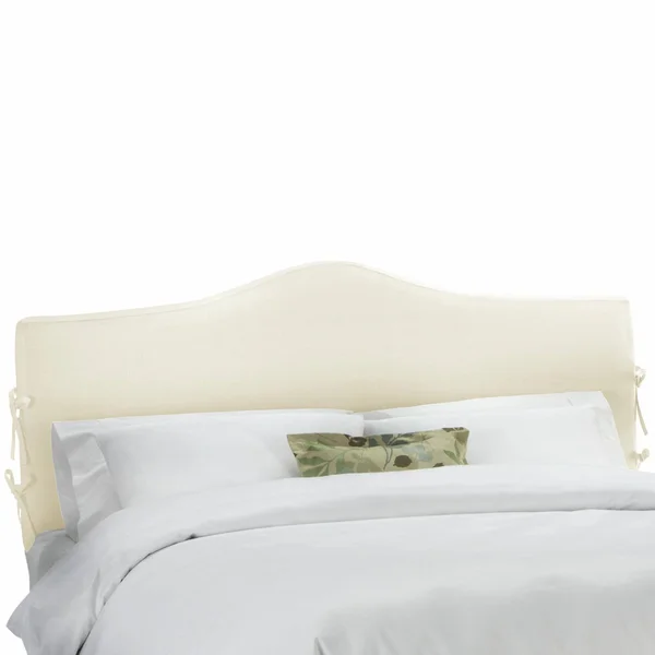 Slipcover Duck Upholstered Headboard Duck-Natural, Size: Twin