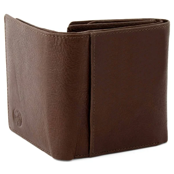 Brown California Wrap Leather Wallet - Lucleon - Men