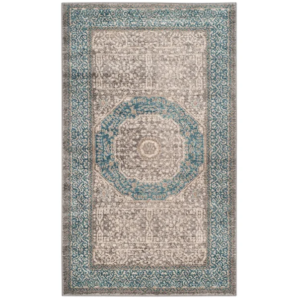 9& x 12& Rectangular Area Rug - Blue, Safavieh