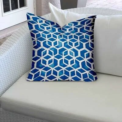 Solveg Indoor/Outdoor Soft Royal Pillow Corrigan Studio Fill Material: Pillow Cover Only - No Insert, Closure Type: Zipper, Size