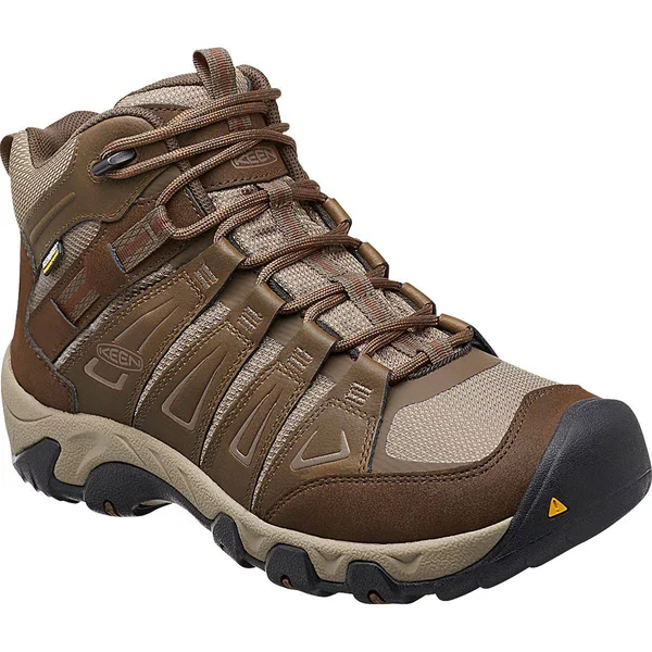 Keen Men's Oakridge Mid Waterproof Boot - 11 - Cascade, Brindle