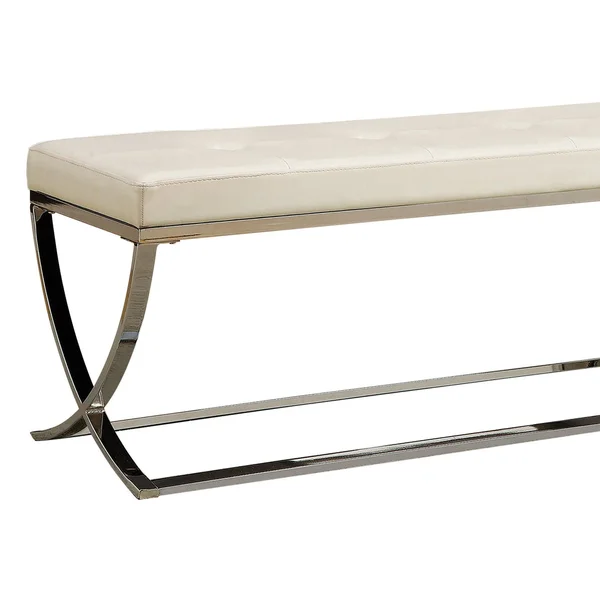 Modernly Charming Bench White