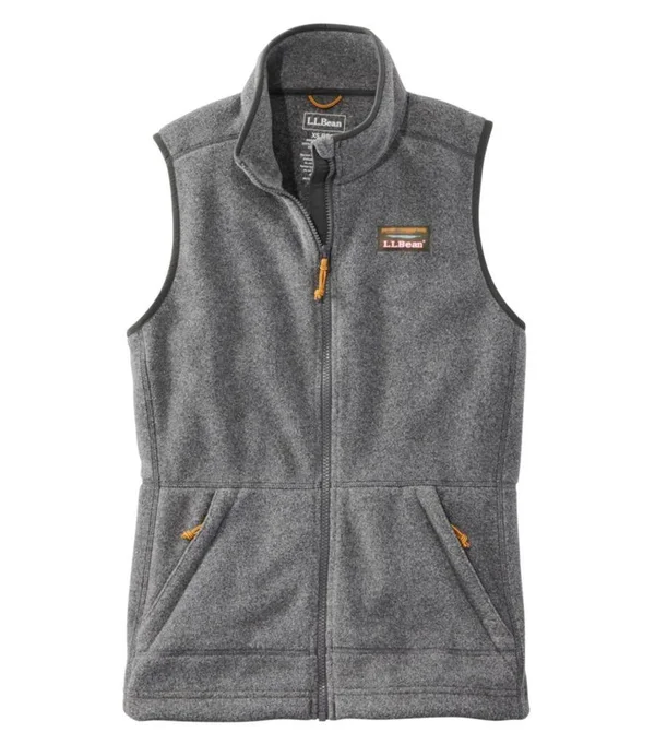 Women's Mountain Classic Fleece Vest Gray Extra Large, L.L.Bean