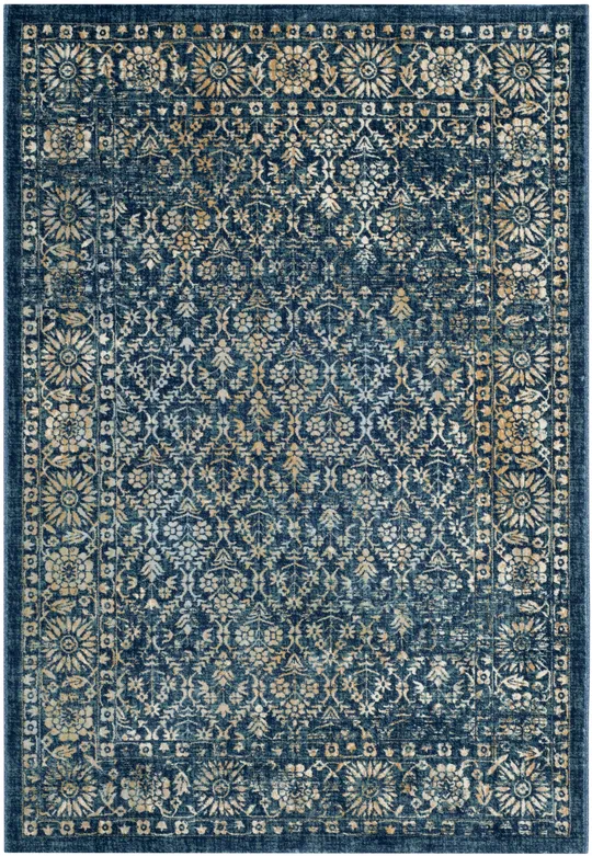 Safavieh Evoke EVK511A 2&0x22 x 12&0x22 Runner Navy, Gold Area Rug