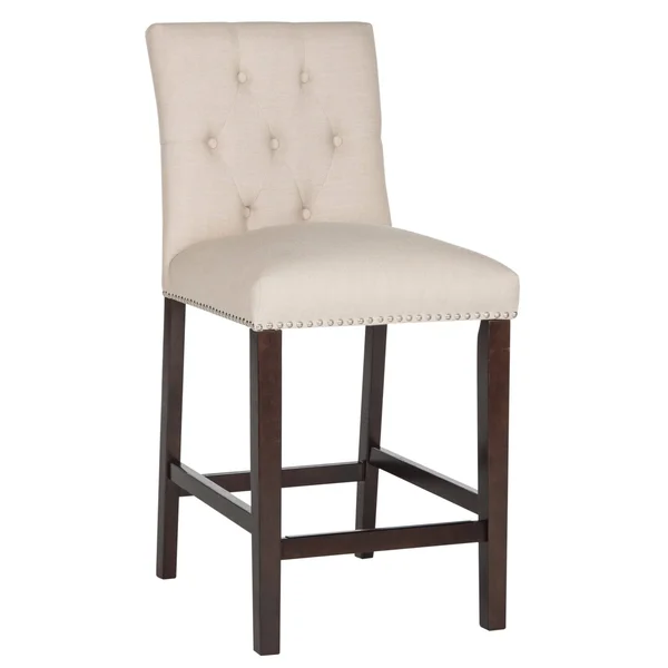 Safavieh Norah Beige Counter Stool (Set of 2)