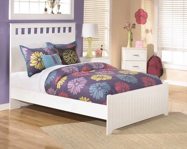 Ashley Lulu - White - Full Panel Footboard