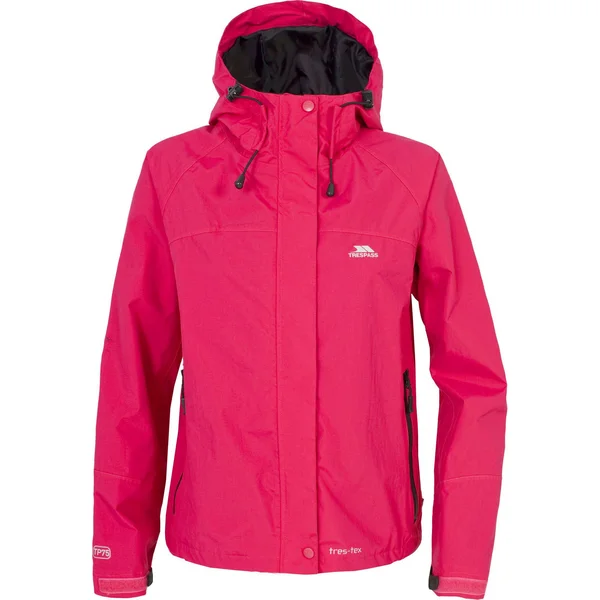 Trespass Womens/Ladies Miyake Hooded Waterproof Jacket - S, Cerise