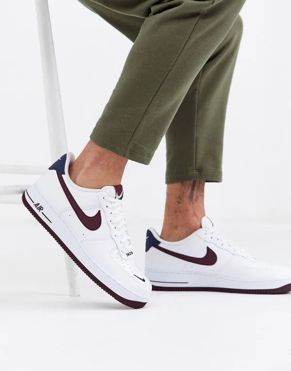 Nike Men's Air Force 1 &07 LV8 Casual Shoes - White - Size 11.5