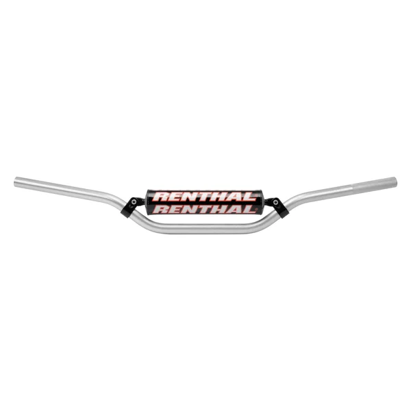 Renthal 666-02-SI-05-006 7/8in. Handlebar - Vintage/Desert Bend - Silver