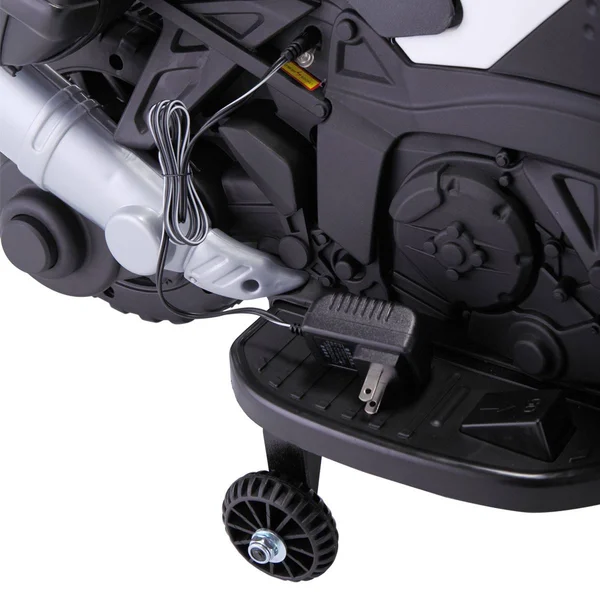 6V Kids Ride on Motorcycle Battery Bicycle Electric Toy New White