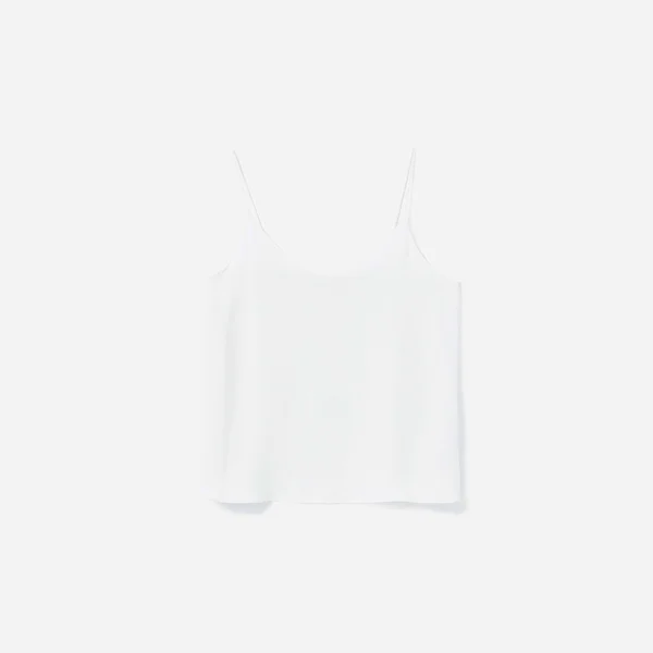 Women's Clean Silk Cami Shirt by Everlane in Grey White, Size 14