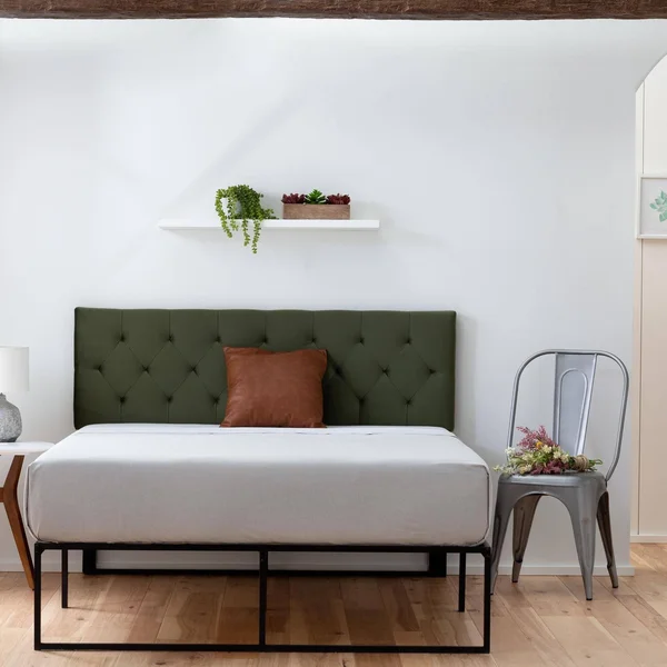 Brookside Jane Adjustable Velvet Upholstered Headboard - Green - Twin