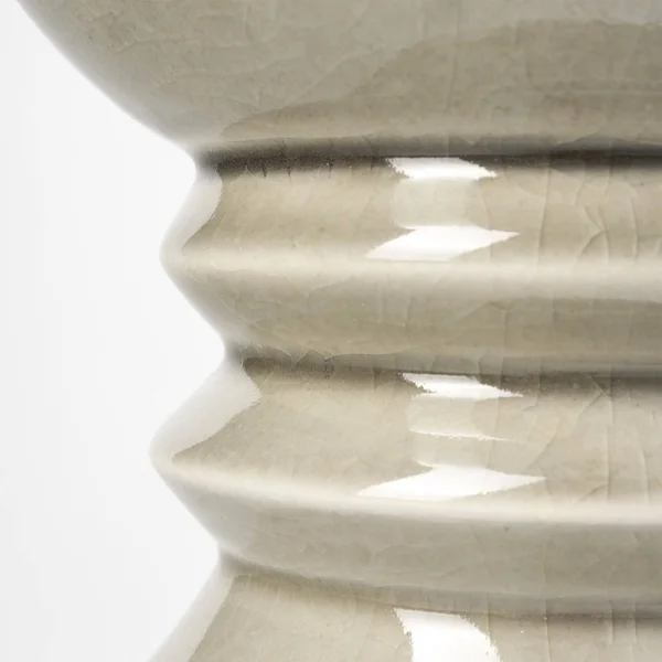 Mercana Branigan I Small Gray Ceramic Urn 68569