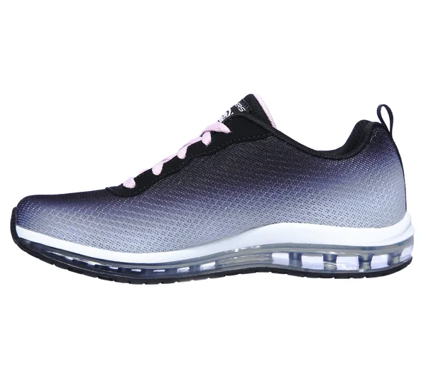 Skechers Girls& Skech-Air Element Sneaker, Black/Light Pink
