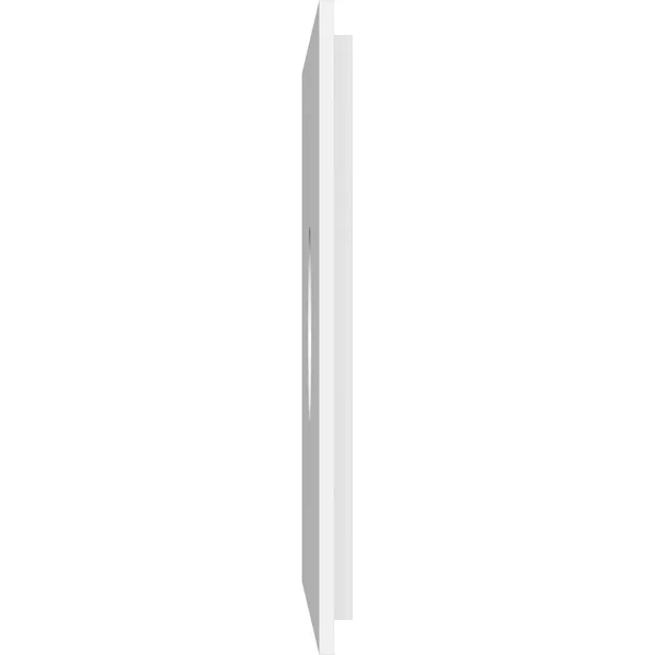Ekena Millwork CMP34X17RE2-06000 34x22W x 17x22H x 6x22ID x 11 3/4x22C x 1x22P Rectangle Architectural Grade PVC Contemporary Ce