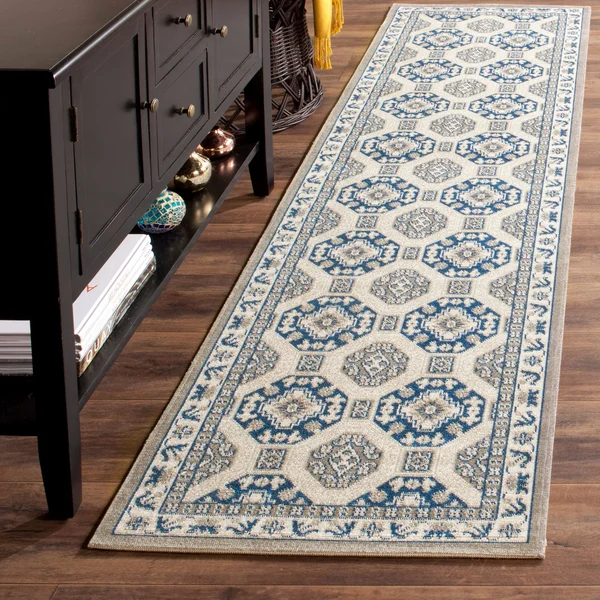 Safavieh Patina Blue & Ivory Area Rug; 9& x 12&