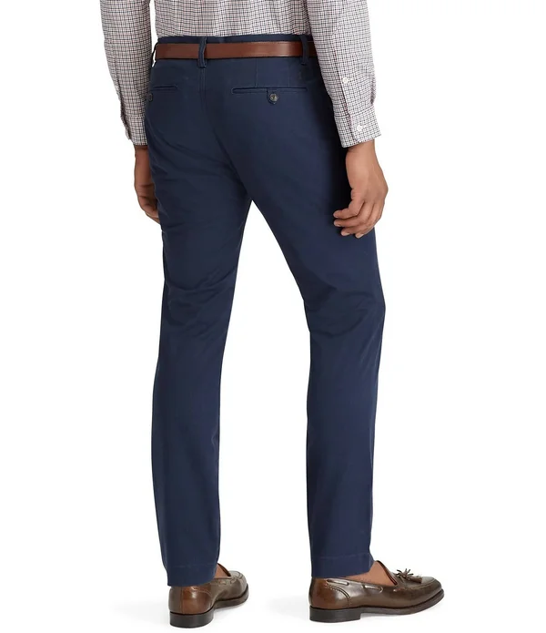 Polo Ralph Lauren Men's Straight-Fit Bedford Stretch Chino Pants - Channel Blue
