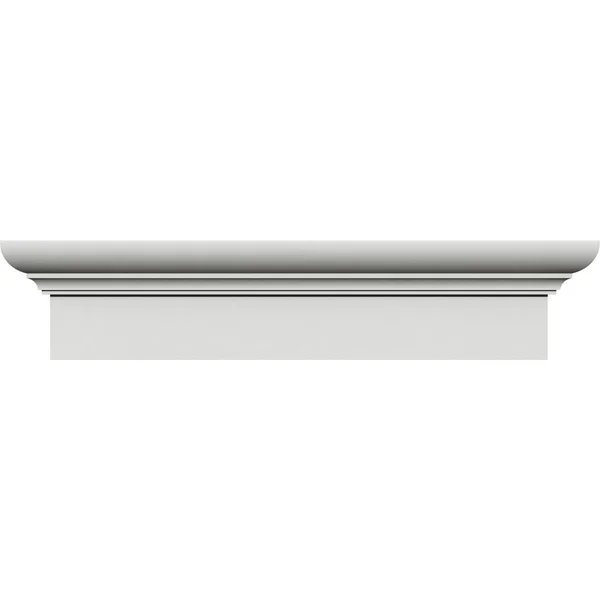 Ekena Millwork CRH06X157ST-1 157x22 Bottom Width x 161 3/4x22 Top Width x 6 1/4x22H x 1 3/4x22P Strickland Crosshead