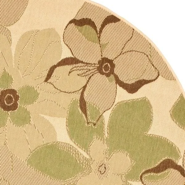 Safavieh Courtyard Cy4022D 5&3x22 x 7&7x22 Black Natural - Brown Area Rug