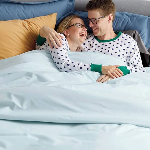The Company Store Company Cotton Wild Rose Solid 300-Thread Count Cotton Percale California King Deep Pocket Flat Sheet