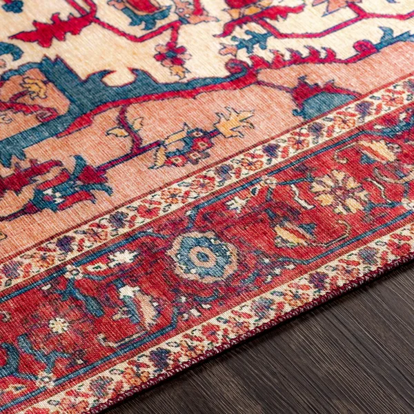 Traditional BHS-0090495 Iris Poly Accent Rug, 5& x 7&6x22
