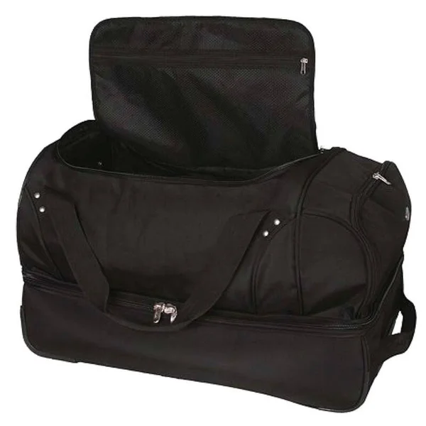 NCAA North Carolina Tar Heels Rolling Drop-Bottom Duffel Bag - 27-inches