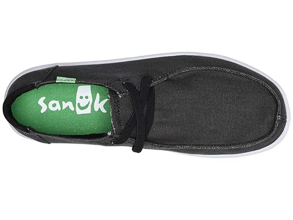 Sanuk Men's Shaka Shoes in Black - Size 14