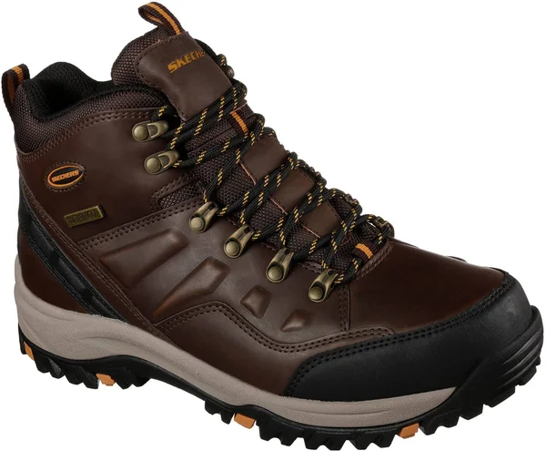 Skechers Men's Relment-Traven Hiking Boot - Size: 9.5, Brown