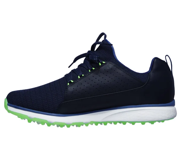 Skechers Go Golf Mojo Elite Golf Shoes, Navy/Lime, 9.0