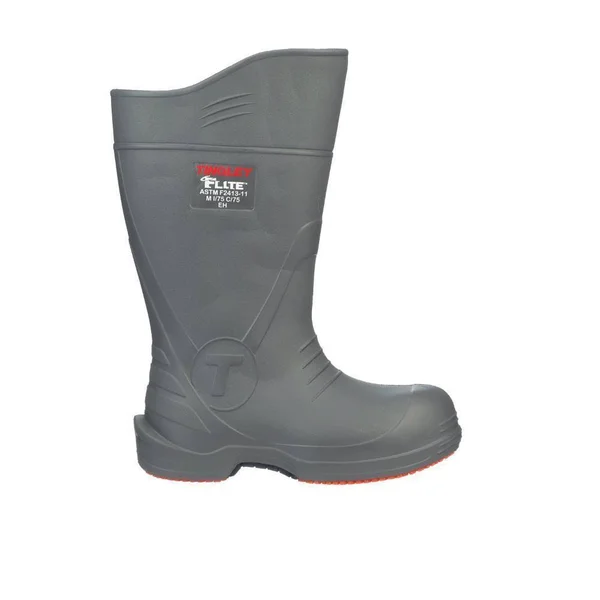Tingley 28259 Rubber Boot - men's, 13, knee, gray, pr