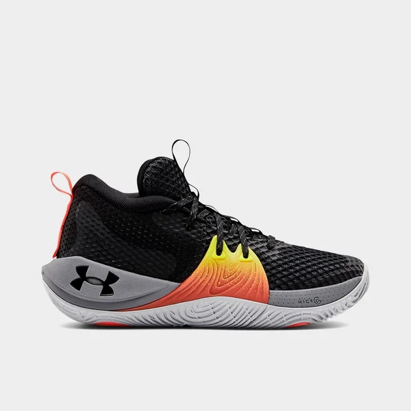 Under Armour Embiid One - Boys& Grade School Basketball Shoes - Versa Red/Versa Red/Halo Grey, Size 5.5