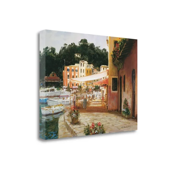 Morning Stroll - Portofino by George Bates Fine Art Giclee Print on