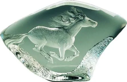 Horse Crystal Sculpture - 33715