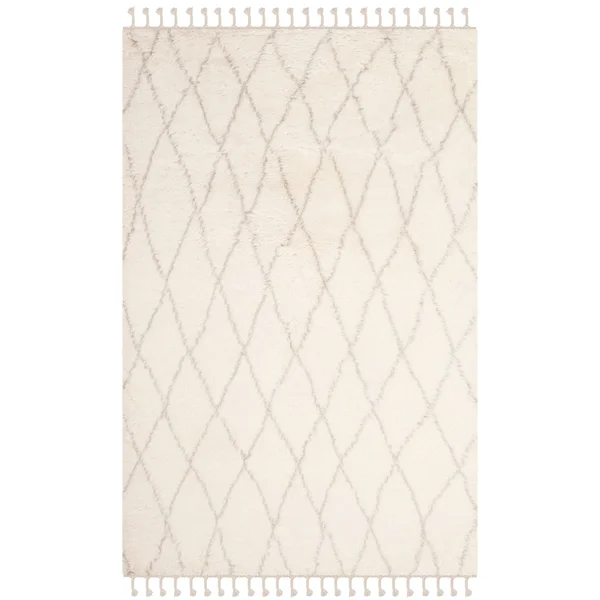 Safavieh Casablanca CSB145D 4&0x22 x 6&0x22 Grey - Ivory Area Rug