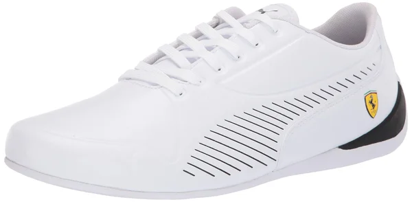 Puma Scuderia Ferrari Drift Cat 7S Ultra Men's Shoes, White/Black, 7