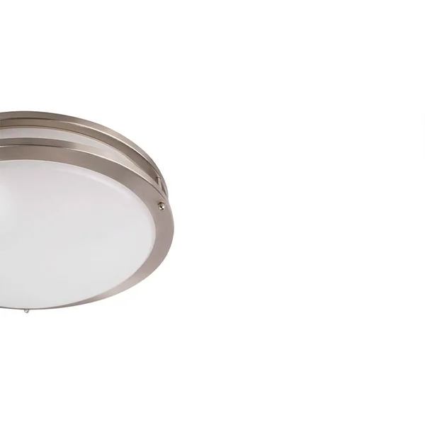 LED Flush Mount Ceiling Light in Brushed Nickel