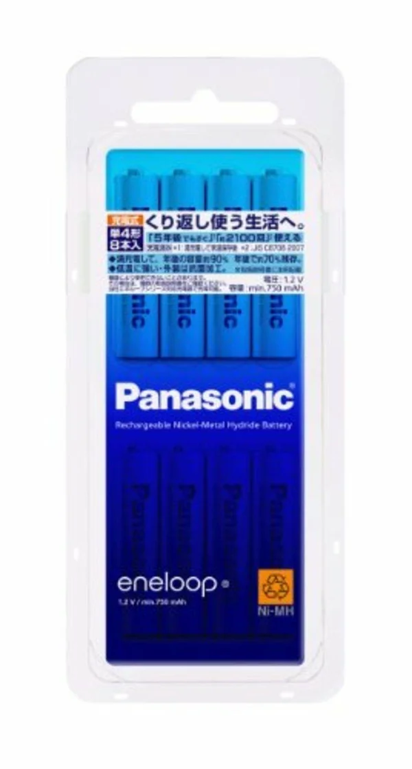 Panasonic Energy AAA Rechargeable Battery 8 Pack 8 Standard Model BK-4MCC - 8 (8)