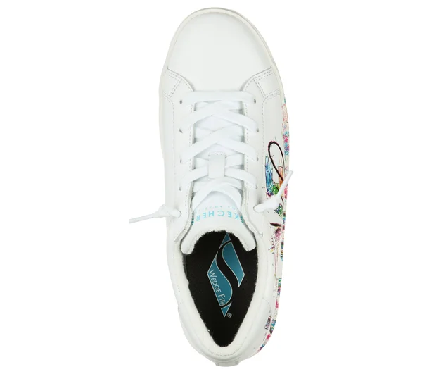 Skechers Women's Diamond Starz-Young Love Sneaker - White - 7.5