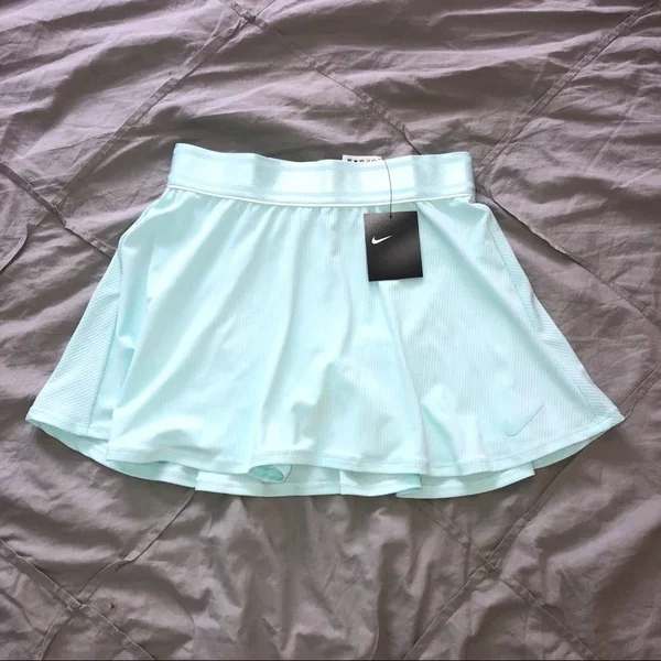 Nike Women's Court Dri-Fit Tennis Skirt, XS, Blue