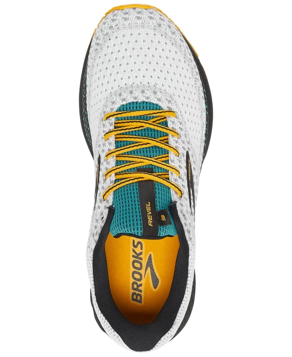 Brooks Men's Revel 3 Zap! Running Shoes - White