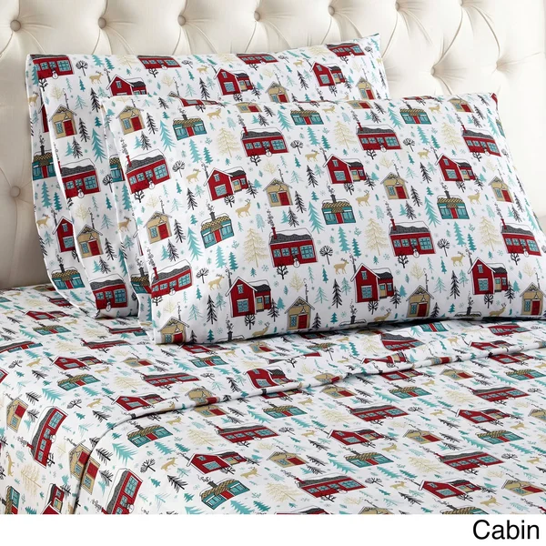 Micro Flannel Chocolate Full Sheet Set