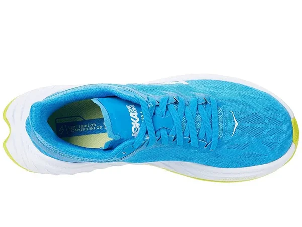 Hoka One One Women's Carbon x 2 Shoe - 10.5 - Diva Blue - Citrus