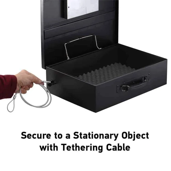 SentrySafe PL048E Electronic Security Box - 0.5 Cubic Feet, Black