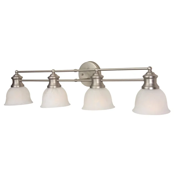 Craftmade Light Rail 4 Light Vanity - Brushed Satin Nickel - 19832BN4